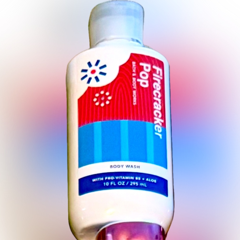 Bath & Body Works FIRECRACKER POP - 10 OZ Body Wash - Bursting with Fun! 🎆🍒✨